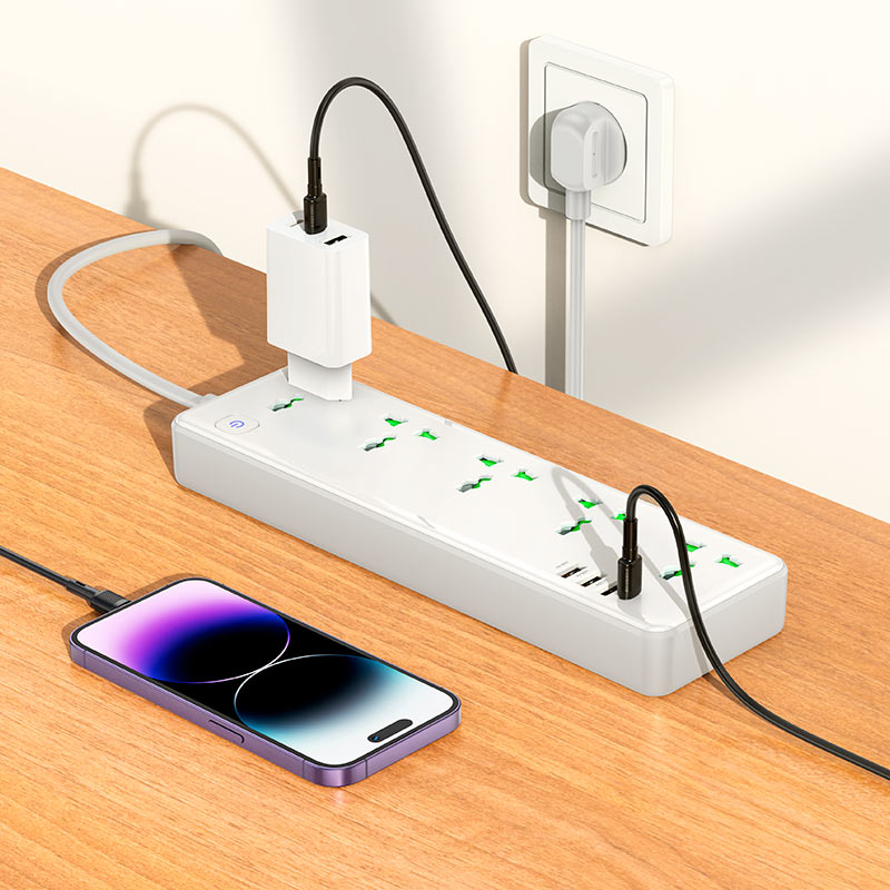 Hoco Power strip “AC13A Talento” 5 sockets EU Hoco Power strip “AC13A Talento” 5 sockets EU